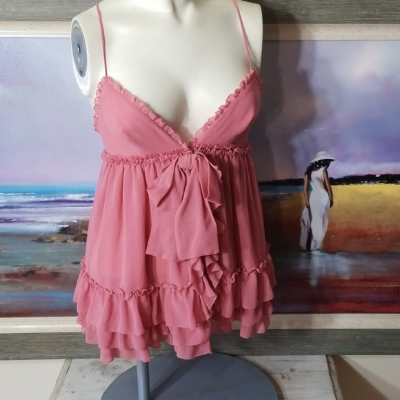 Victoria's Secret Other - $3💟VS DUSTY PINK RUFFLE BABYDOLL❤$3 BUNDLED❤